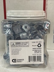 (200 Pcs)FLEX AC BX ONE HOLE STRAP CCP, 3/8″, corrosion resistant