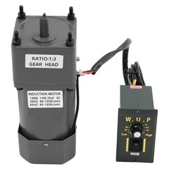 1:3(3K) 0-450 RPM 110 V AC Gear Motor +Speed Controller +Reducer