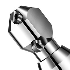 360° Rotating Tank Washing Spray Nozzle Cleaning Nozzle 3/4 Internal Thread