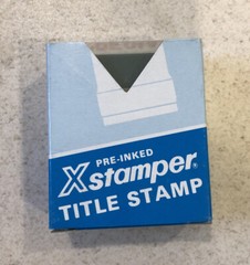 X-Stamper Message Stamp – Special – Pre-Inked One-Color, Red 1035