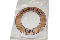 Copper Foil Electrical Tape Silver Coated 7/32in X 36yd 1 Roll 5.6mm Made USA