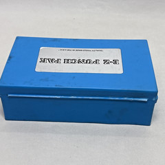 E-Z Punch Pak Punch & Die Set Complete 7 Blue Case