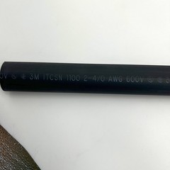 3M 7000132380 Heat Shrinkable Cable Sleeve ITCSN-1100x48A Black 2-4/0 AWG 5pk