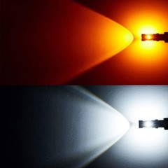 Switchback LED Bulbs Extremely Bright 3030 Chipsets Xenon White/Amber Yellow LED