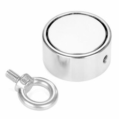 500LBS Fishing Big Magnet Kit Pulling Force Strong Neodymium or 10M Rope USA