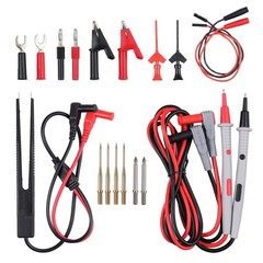21 in 1 Multimeter Test Lead Kit for Fluke Meter Electrical Alligator Clip Probe