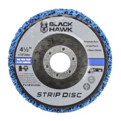 5 Pack 4.5″x7/8″ Black Hawk Easy Strip 4-1/2″ Discs Remove Paint Rust & Clean