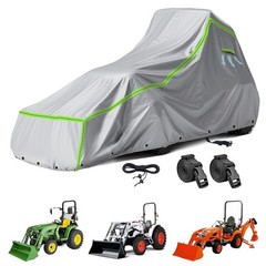 Tractor Cover for John Deere, Kubota, and New Holland – 600D Oxford Fabric fo…