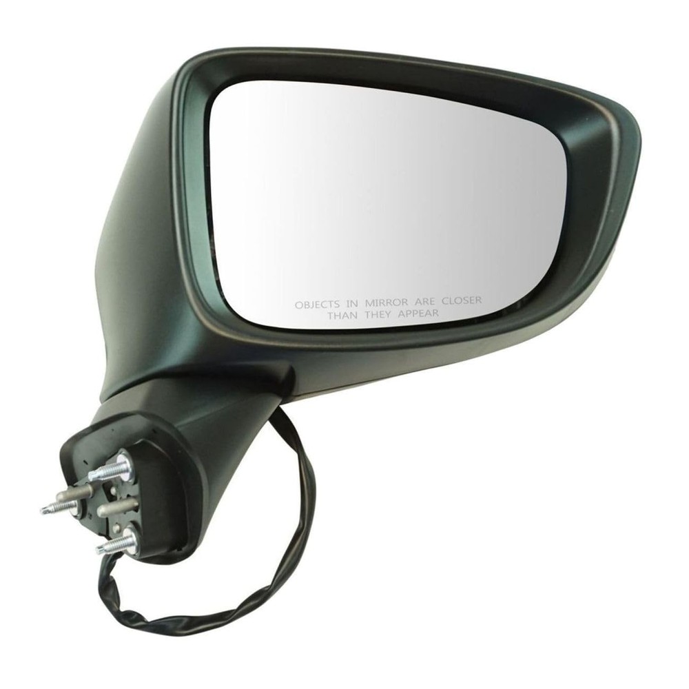 Power Heated Turn Signal Side Mirror Manual Black Paint to Match Mazda 6 14-16