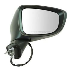 Power Heated Turn Signal Side Mirror Manual Black Paint to Match Mazda 6 14-16