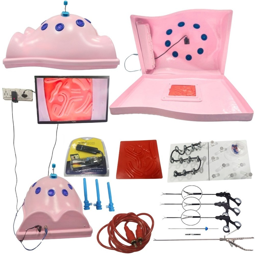 Laparoscopic Body Shape Endotrainer Training Practice Kit Simulator CE Approved