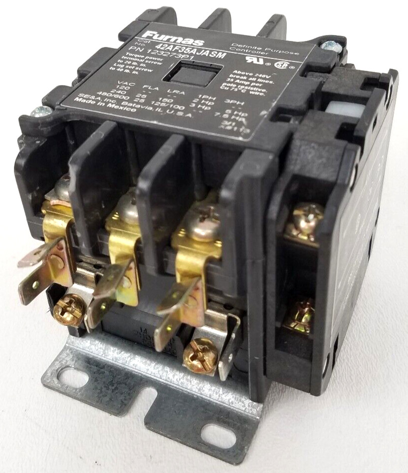 42AF35AJASM Furnas Definite Purpose Contactor + 49ACR6 Aux *Next Day Option*