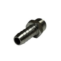 M14X1.5 Male Thread To 10mm 3/8” Hose Barb Stainless Steel Fitting Adapter
