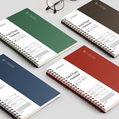 EMSHOI Lined Journal Spiral Notebook 5.7″ 4Pcs-A5-Ruled, Brown Red Green Blue