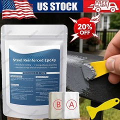 Steel Reinforced Epoxy Putty Waterproof Repair Clay for Metal Wood Car Crack Fix
