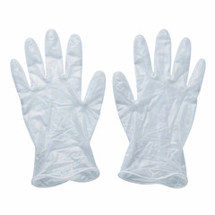 1000 Pcs Latex and Powder Free Vinyl Gloves 3 Mil 2XL, Clear, Disposable