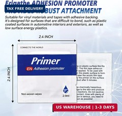 Adhesion Promoter (20 Pack) – Pre-Saturated Single-Use Applicators for Plastic,