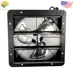 14″ Wall Mounted Shutter Exhaust Fan Automatic Shutter Temperature and Humidit