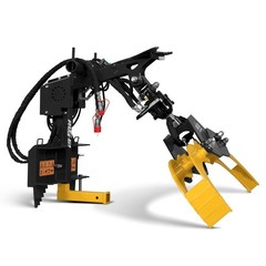 MechMaxx 1500lbs Lift Capacity 59″ Mini Skid Steer Log Grapple Attachment, RLG61