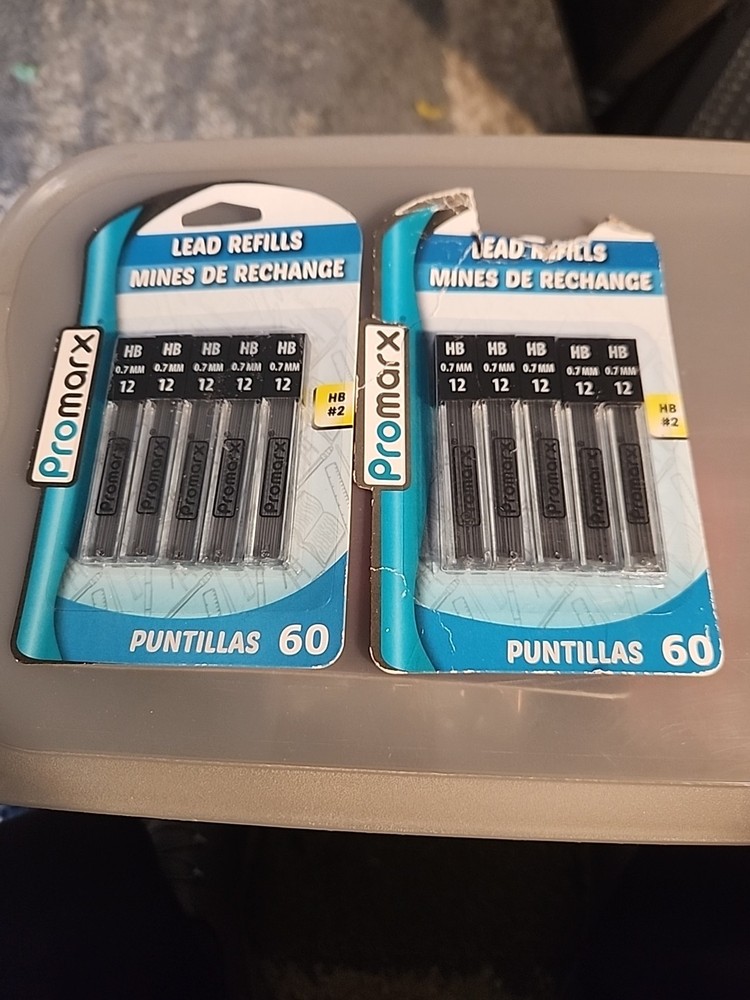 Lead Refills Promarx HB #2 0.7mm 120 pieces Fits all 0.7mm Mechanical Pencils