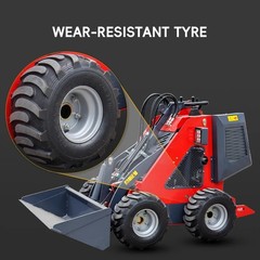 13.5HP Mini Skid Steer Loader Stand-On Loader RATO Gas Engine Bucket Free Ship