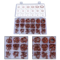 180 Pcs O-Ring Brown Metric FKM O-Ring Kit Fit High Heat Applications