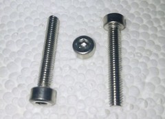 10x NEW M4 x 25mm (0.70mm Pitch) Full Thread Stainless Socket Head Cap Screw