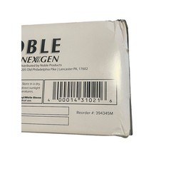 Noble NexGen Nitrile Vinyl Gloves Black Medium Powder Free 100 Count All Purpose