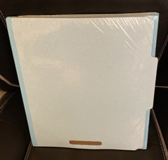 Office Depot Brand Letter Size Expansion Light Blue Classification Folders 5-Pk