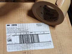 2 Rolls – 3M Scotch 371 TAN Commercial Packaging Tape 2 mil x 72MM X 100M
