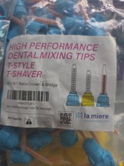 100 Blue/Orange High Performance Dental Long Mixing Tips, 10:1 | La Miere