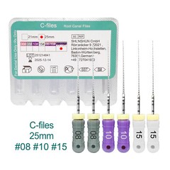 Dental Root Canal Files Hand Use Endodontic C File 25mm / K File 21mm 31mm