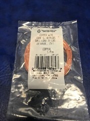 25 Feet of 18 Ga. Bare Copper Wire