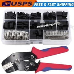 620Pcs Assorted 2.54mm Dupont Wire Cable Jumper Header Connector Kit & M/F Crimp