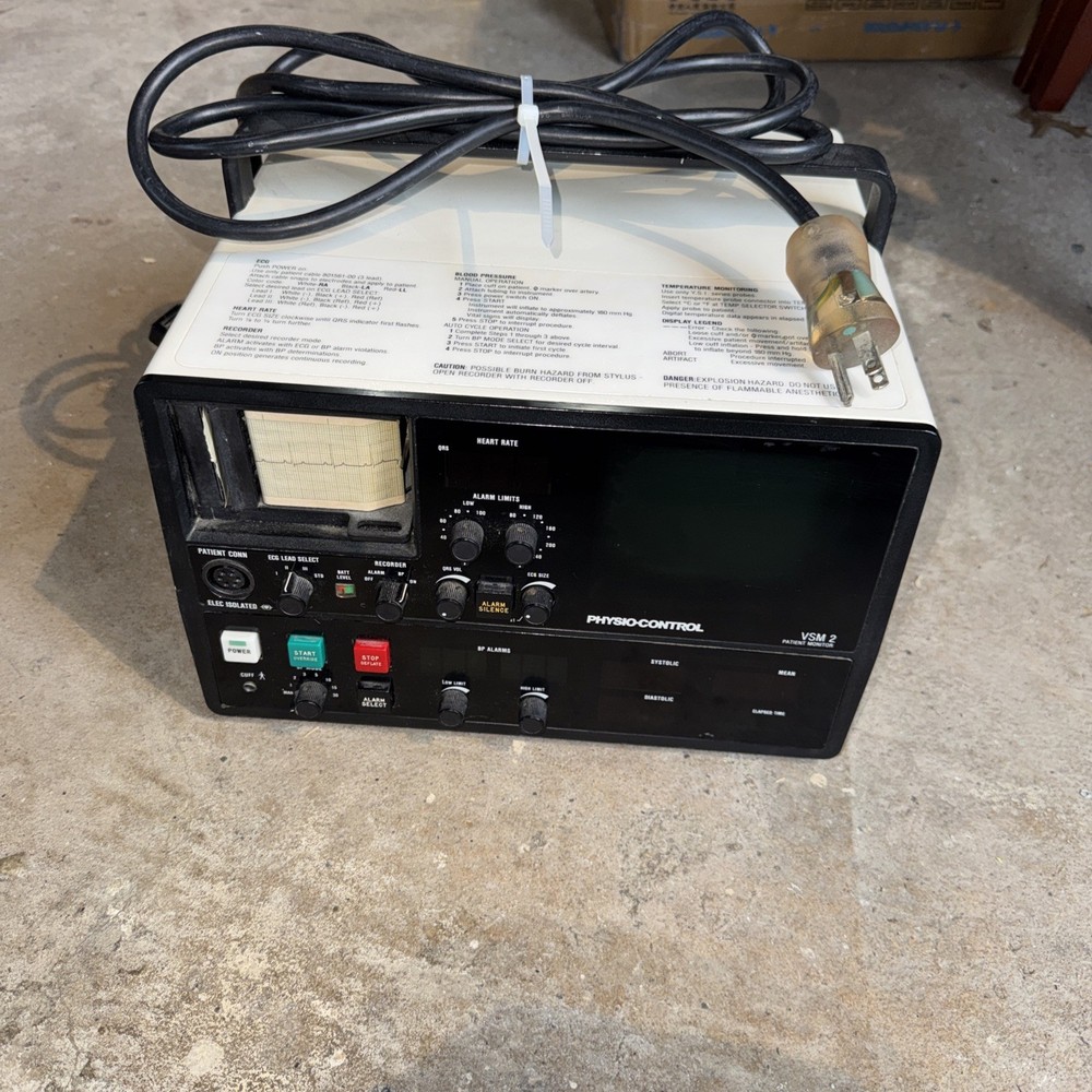 Physio Control VSM 2 Patient Monitor Tested