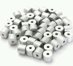 Aluminum Swage Stops for 1/8″ Wire Rope Cable: 100, 200, 500 and 1000 pcs