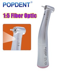 Dental LED High Speed /1:5 Increasing Optic LED Contra Angle Handpiece NSK Style