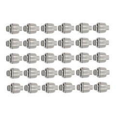 30 Pcs 1/2 Inch Liquid Tight Connector PVC Electrical Conduit Fittings Straight