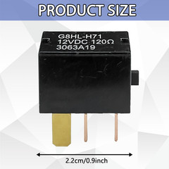 AC Relay G8HL-H71 for Honda 4 Pins AC Compressor Starter Relay for Blower Motor/