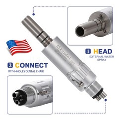 NSK Style Dental Slow Low Speed Handpiece Air Motor E-type 4 Holes Micromotor M4