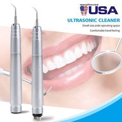 USA Dental Ultrasonic Air Perio Scaler Handpiece Hygienist 2 & 4-Holes 3 Tips CE