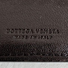 Bottega Veneta Intrecciato Dark Brown Leather System Notebook w/Box Used Japan