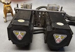 Leadshine 57CME23-Z Dual Servo Motors with Cylinders & Attachments
