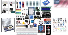 Super Starter Kit Based on Arduino UNO R3 with Tutorial and Controller Board Com