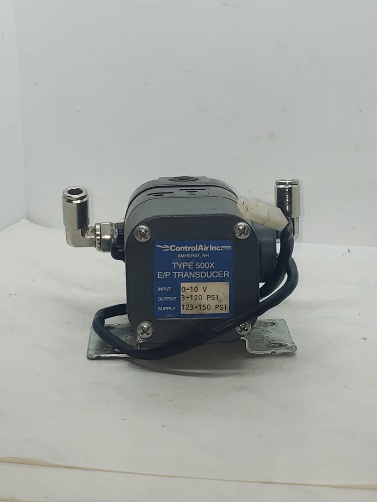 CONTROL AIR TYPE 500X E/P TRANSDUCER IP 0-10V OP 3-120 PSI SUPPLY 123-150 PSI