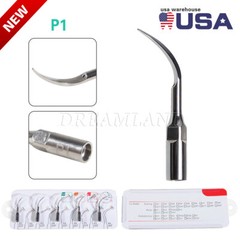 10 X Puntas de escalador ultrasónico dental P1 Fit EMS Cavitron pieza de mano