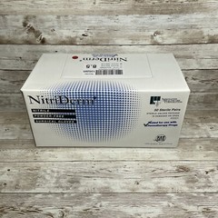 NitriDerm Nitrile Surgical Gloves Sterile 1 Case 200 Pair, Size: 8.5 Exp: 11/25