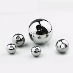 Solid Stainless Steel Non-Threaded Perforated Balls Rust Resistant OD 2-45 mm