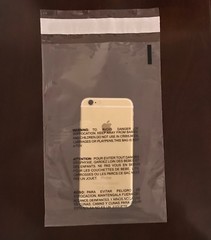 9×12 Clear Bags Suffocation Warning Self Seal Bag Free Shipping