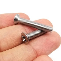 Phillips Flat Head Screw M3 M3.5 M4 M5 M6 M8 M10, 18-8 Stainless Steel, DIN: 965